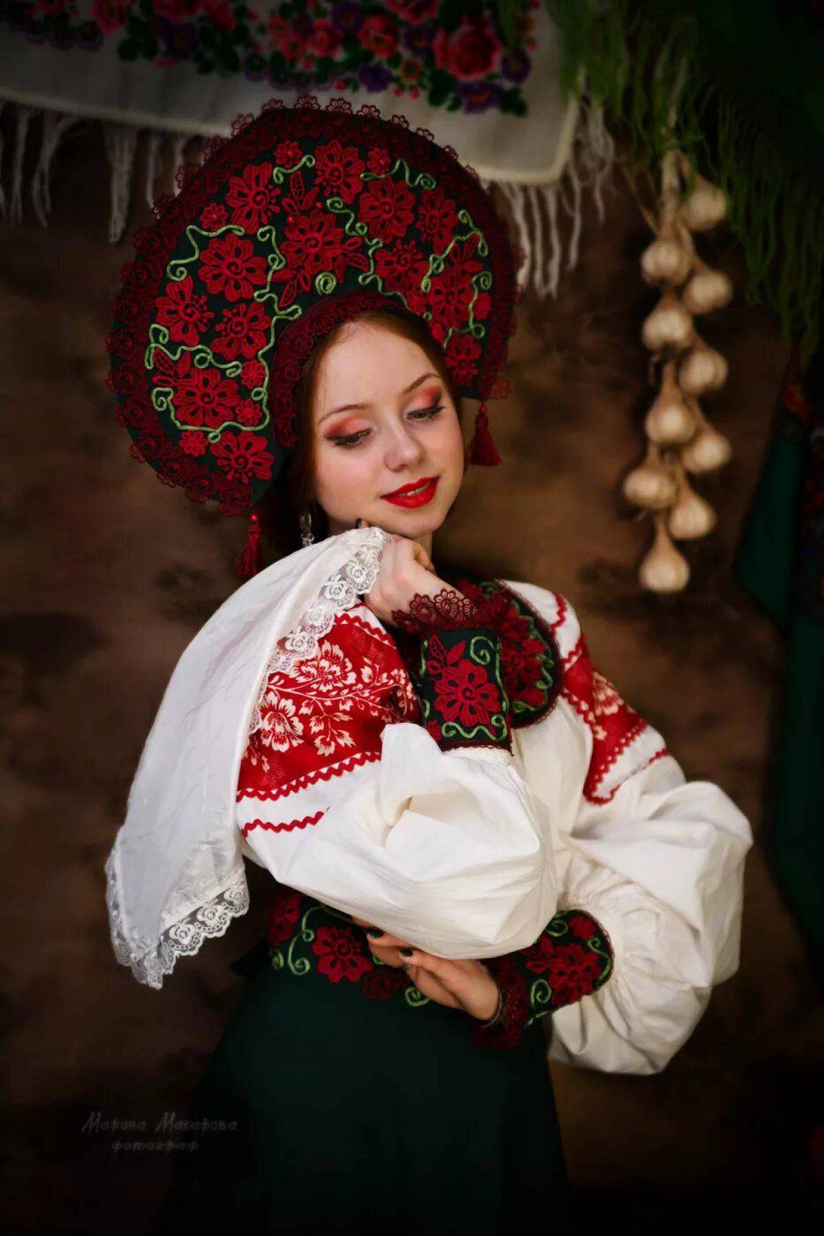 Women in Slavic costumes underwear in Moradabad